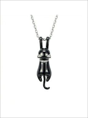Cat Pendant Necklace Gifts for Women Cat Lovers Gold Necklaces Trendy